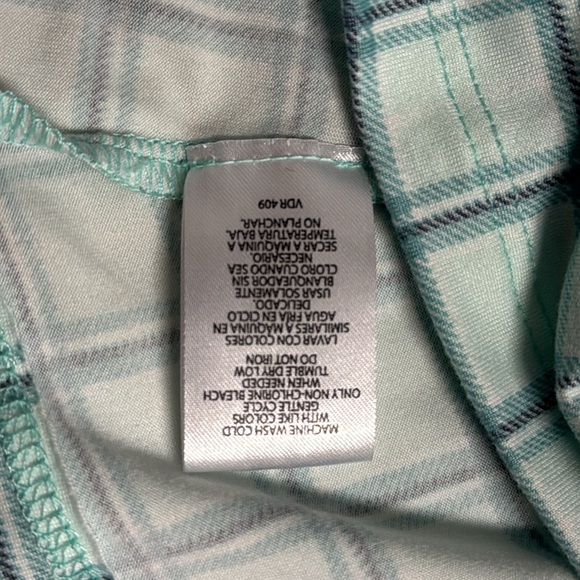 Eddie Bauer Tank Top Sleepwear Jersey Knit Buffalo Plaid Size XXL - Picture 4 of 7